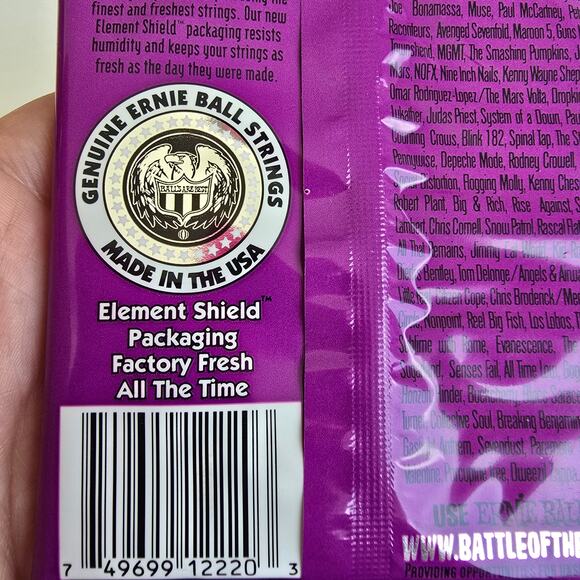 Ernie Ball 2220 Power Slinky Nickel Electric Guitar Strings for Rock Blues 11-48 - Picture 4 of 5